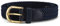 Streeze ceinture élastique pour femmes. 5 tailles. Extensible et tressée. 25 mm de largeur avec boucle en or (Bleu Marine, XS)