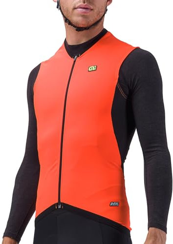 ALE' Herren R-ev1 Thermo Weste, Leuchtend Orange, XXL