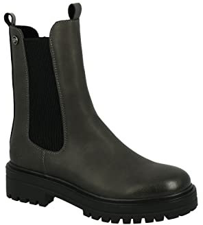 Tom Tailor Damen 2194808 Chelsea-Stiefel, Coal, 42 EU