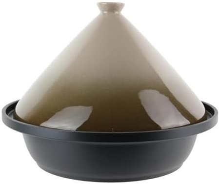 Plat à Tajine en Fonte Induction 30cm Marron