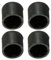 JJSCHMRC Rubber Leg Tip, Rubber Chair Floor Protector, Furniture Hardware Leg Tips Rubber Table Chair Leg Caps Replacement Tips Multipurpose Feet, Ferrules End Caps(size:25mm,4pcs)