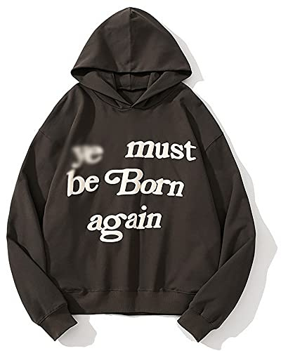 G&F Kapuzenpullover Kanye mit Kapuze Pullover Unisex Hip Pop Sweatshirts Mode Strassenmode