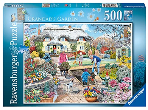Ravensburger Grandad's Garden 500 Piece Jigsaw Puzzle for Adults & Kids Age 10 Years Up