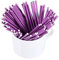 Bâtons de sucette - Bâtons de bonbons colorés Bâtons de sucette pour faire des sucettes, des bonbons au gâteau, des chocolats 100 pièces(Violet)