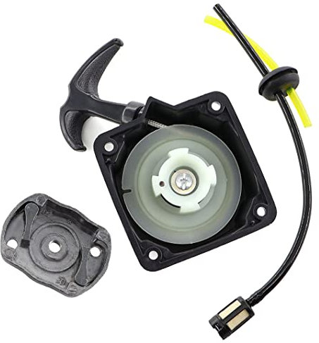 MCHNIC Seilzugstarter Reversierstarter Start & Mitnehmer Benzinfilter für verschiedene Brush Cutter Rasentrimmer Trimmer Rasenmäher Freischneider Heckenschere Scooter