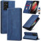 Jasonyu Cover per Samsung Galaxy S21 Ultra 5G Flip Custodia in Pelle PU, Cover a Libro Portafoglio, Funzione Supporto, Magnetica, Slot Schede, TPU Bumper Caso Custodia per S21 Ultra (Blu)