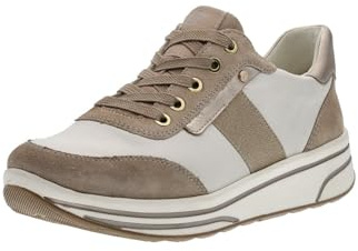 ARA Damen Sapporo Sneaker, Sand Cream Platin, 38.5 EU Weit