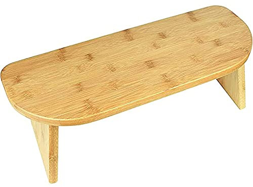 HSRG Faltbarer Meditationshocker, Zeitgenössischer Gebetshocker, Kniende Meditationsbank, Ergonomischer Yoga-Hocker Aus Bambus, Hölzerner Seiza-Kniehocker Für Zen-Meditationshaltung