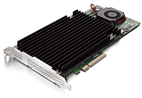 10Gtek NVMe SSD Adapter for U.2 SSD, X8, (4) M.2(M Key) connectors, Built-in a PEX-8724 Controller, Support Non-Bifurcation Motherboard