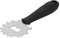 Grill Scraper Grill Rescue Brush with Scraper, Grill Cleaner - Stainless Steel BBQ Cleaner Tool, Bristle Free, with Beer Bottle Opener - Ultimate Barbecue Accessory