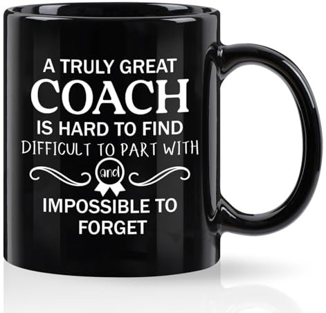 YHRJWN Regalos de entrenador para hombres, taza de café para entrenadores, regalos de agradecimiento para entrenadores, regalos para entrenadores de béisbol, fútbol, baloncesto, el mejor regalo de
