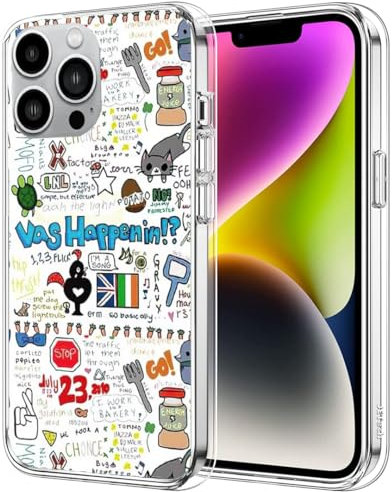 KARFRI Handyhülle One Direction – Inside Jokes Kompatibel mit iPhone 11 Pro Stoßdämpfung Anti Transparent Bumper Cover Scratch Clear