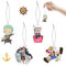 HUARYEN Anime Auto Lufterfrischer, Rückspiegel Auto Lufterfrischer Auto Duftbaum Lufterfrischer Rückspiegel Anhänger Air Freshener Lufterfrischer Hängende Rückspiegel Anhänger Zubehör Dekor