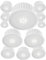 MATO 12x LED Modul 230V 5W extra flach 50mm x 22mm,4000K neutralweiß, 470lm, CRI 90, LED Leuchtmittel GU10 MR16 Ersatz für Einbaustrahler, Aufbauspot und Deckenspots