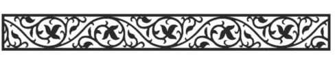 MIHIMO design Blumenkasten Halterung für Fensterbank außen, Fensterbank-Absturzsicherung, Fenstergitter Blumenkästen,sichert Blumentopf, Alle Modelle und Größen Ornament, 178 (154 cm-176 cm)