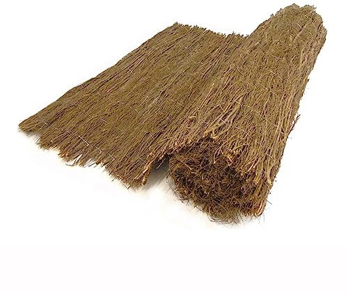 Brise-vue de jardin pour clôture naturelle bruyère 1,5 x 5 m Épaisseur 1 cm Pour jardin extérieur