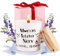 Lavendel Aromatherapie Glas Kerzen, Muttertag Geschenk, Geburtstagsgeschenk.（145g）
