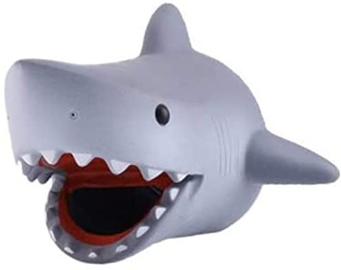Jorzer Children's Tap Extender for Bathroom Sink Bath Spout Cover for Baby Kids Toddler Bathroom Bathtub Fun Safety Child Kitchen Accessories (Grey Shark)