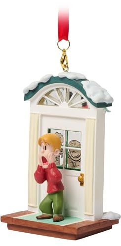 Disney Store Official Kevin McCallister Sketchbook Ornament, Home Alone Merchandise, Featuring Harry & Marv, Christmas Tree Decorations Suitable for Hanging or Freestanding Figure, 10.5cm / 4