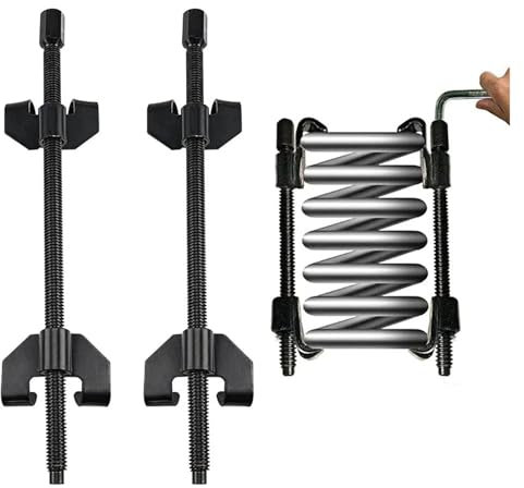 laiyonggr Auto Van Aufhängung Federspanner Stoßdämpfer Schraube Schraubenfederspanner Paar Aufhängungsklemmen 380 mm