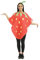 P'TIT CLOWN 23924 - Disfraz de fresa para adultos, unisex, para carnaval, Halloween, cosplay, fiestas de disfraces y eventos temáticos, poliéster, talla única, color rojo