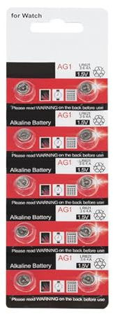 20 Stück/10 Stück AG1/LR621 Uhrenbatterien, Zuverlässigkeit, Leistung, 1,5 V Knopfzellen für kleine Elektronik