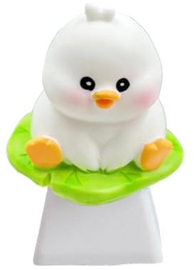 Lovely Creative 3D Duck Key Cap ABS Cartoon Keycap for Mechanical Keyboard Replacement for Gamers and Typists