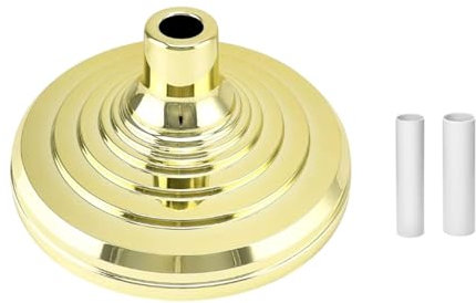 Gralara Base da Terra con 2 Tubi, Base Supporto per Bandiera, Base per Pavimenti in Materiale Pp per Palo Bandiera Bandiera Interno, Adatta Diametro del Tubo di 2.8/3.3/3.5 Cm
