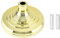 Gralara Base da Terra con 2 Tubi, Base Supporto per Bandiera, Base per Pavimenti in Materiale Pp per Palo Bandiera Bandiera Interno, Adatta Diametro del Tubo di 2.8/3.3/3.5 Cm