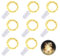 VFANDV Cadena de Luces con Pilas, Mini Luces de Cadena LED Impermeables, 20 LEDs de 2m Cadena de Para Botellas, Decoración de Muebles, Bodas Navidad (Blanco cálido, 8 Piezas)