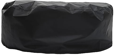 HEMOTON Badewannenabdeckung Runden Haustier Schwimmbadabdeckung Für Poolabdeckungen Poolschutz Zusammenklappbare Poolabdeckung Faltbarer Pool Hundetierpool Schwarz 210d Oxford-Stoff