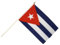 Flaggenfritze Stockflagge Kuba - 30 x 45 cm