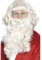 Smiffys Verkleidungsset Weihnachtsmann, Weiß, mit Perücke und Bart, 38 cm/15in, Deluxe
