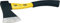 Triuso Handbeil Hacke Beil Axt- GS-geprüft- 800gr mit Fiberglasstiel Handaxt