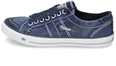Dockers by Gerli Herren Low-Top Sneaker, Männer Halbschuhe,schnürschuhe,schnürer,Business,Freizeit,straßenschuhe,Navy,47 EU