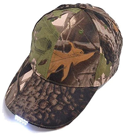 Gorra de Béisbol con 5 LED Luces de Manos Libres LED Linterna Cap Ajustable Correa de Sombrero de Pesca de Acampada de Senderismo