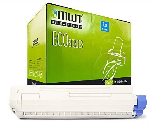 1x MWT Toner für Oki MC 853 873 wie 45862839 Cyan Blau Druckerpatrone Cartridge