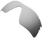 HKUCO Verres de rechange pour Oakley Radar Range 53-097 Des lunettes de soleil Titane Mirror Polarisé