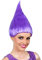 KIRALOVE Lila - trolle perücke - Accessoires - Erwachsene - kinderverkleidungen - Halloween - Karneval - Unisex - originelle Geschenkidee