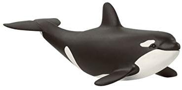 schleich 14836 Orka Junges, für Kinder ab 3+ Jahren, WILD LIFE - Spielfigur, Black