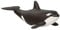 schleich 14836 Orka Junges, für Kinder ab 3+ Jahren, WILD LIFE - Spielfigur, Black