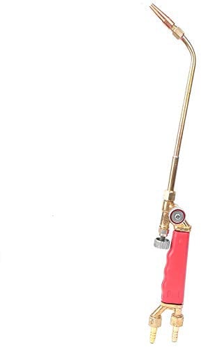 Chalumeau de coupage au gaz, Chalumeau de soudage à oxygène acétylène de type injection 3 mm de Jectse, Modèle REX-C400FK02-V, Doré, Rouge, Cuivre, 50°C