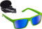 Cressi Bahia Floating Sunglasses Lunettes de Soleil de Sport Flottantes Polarisées Anti UV 100% Unisex-Adult, Kiwi/Verres Miroir Bleu, Taille Unique