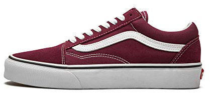 Vans Kidsward Baskets en Daim et Toile, Bordeaux, 44 EU