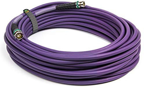 Emelec VíasCom EQ234/0050 – 5,0m Conexión Video 4K-UHD 12G-SDI (0,76/3,40/6,00) con BNC 4K-UHD – Conductor Multifilar – Color Violeta – PVC Flexible