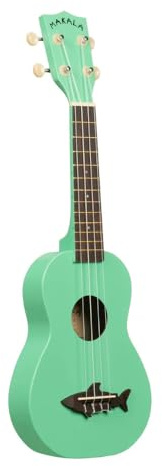 Makala Shark Sopran-Ukulele, Grün
