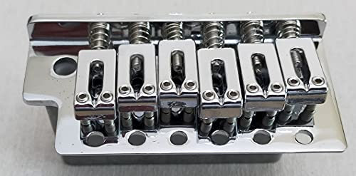 PONTE STRATOCASTER 6 VITI CROMATO - BLOCCO INERZIALE PROFONDITA' 38 MM