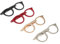 Pince à cravate en forme de lunettes Pince à cravate pour chemise Accessoires vestimentaires pour hommes en métal Clips fantaisie Accessoires décoratifs Hommes Garçons Père Mari