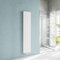 Radiateur eau chaude vertical blanc acier classique basse témperature chauffage central H.160 x L.29.8 cm
