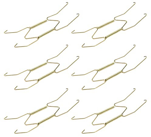 KUMGROT 6 ganci decorativi per piatti da parete, ganci da parete per piatti decorativi, 20,3 cm